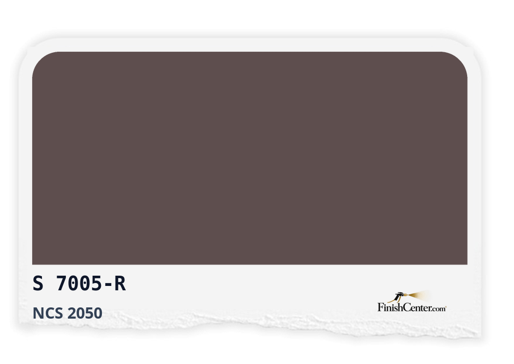 Зразок кольору NCS S 7005-R — Finish Center