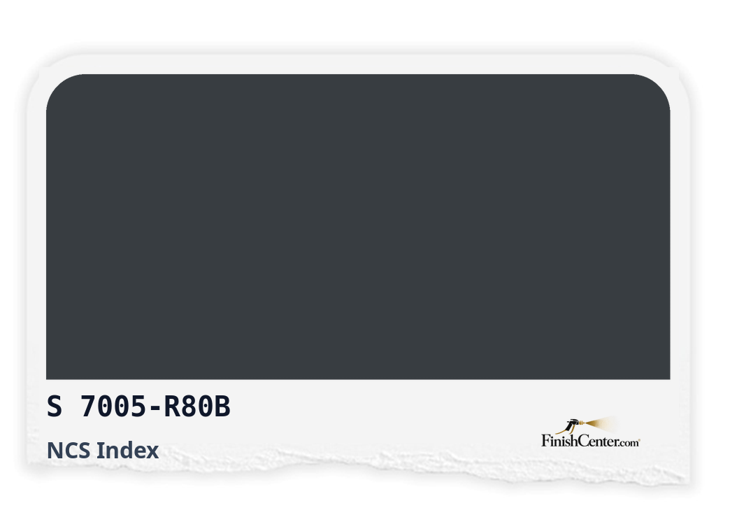 Зразок кольору NCS S 7005-R80B — Finish Center