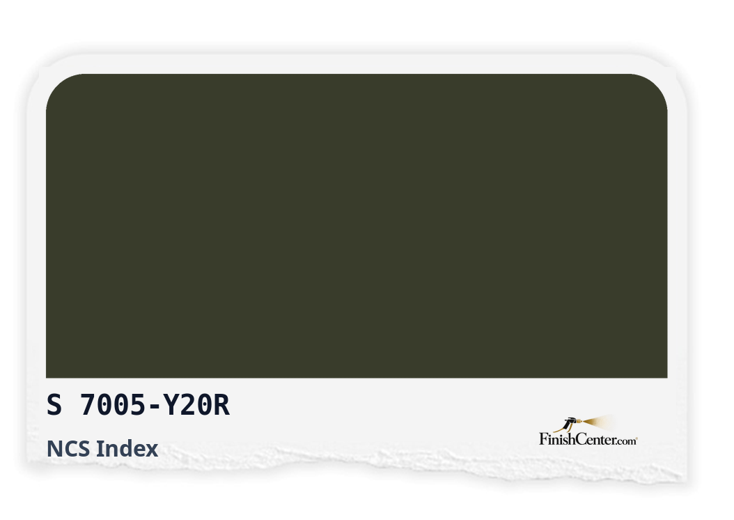 Зразок кольору NCS S 7005-Y20R — Finish Center