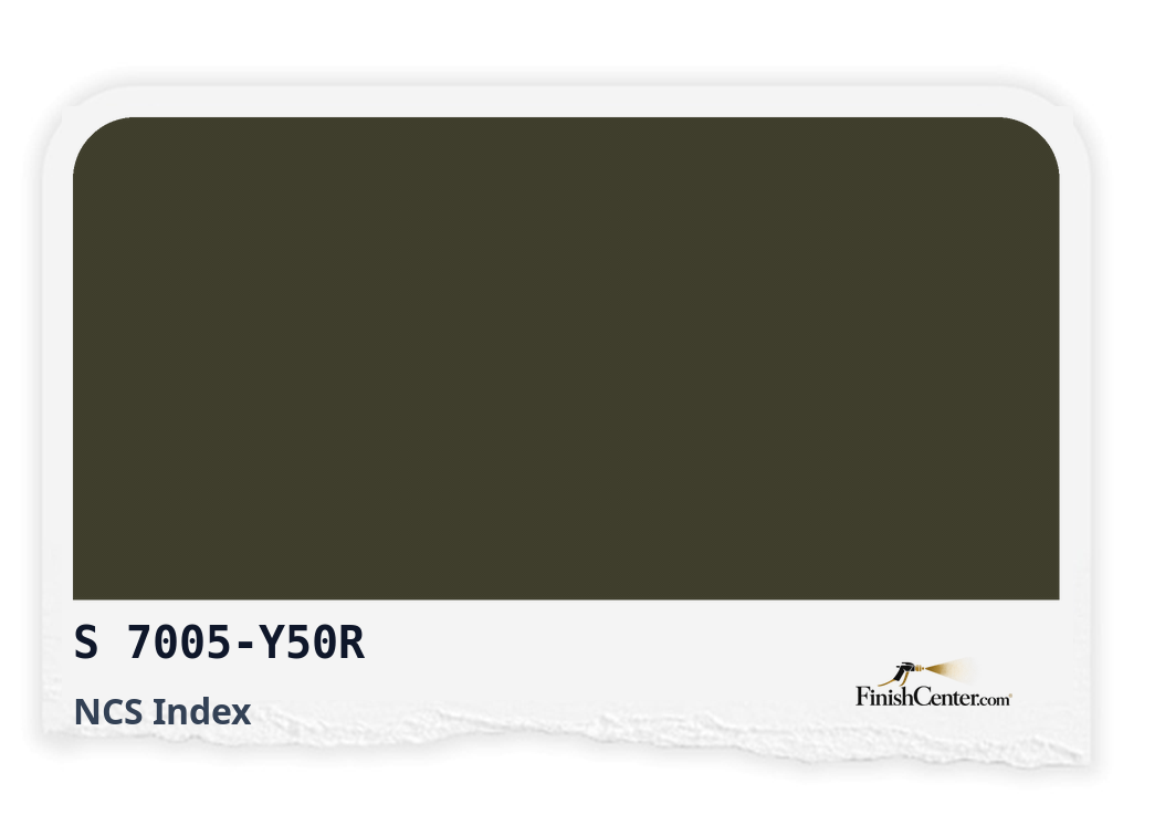 Зразок кольору NCS S 7005-Y50R — Finish Center