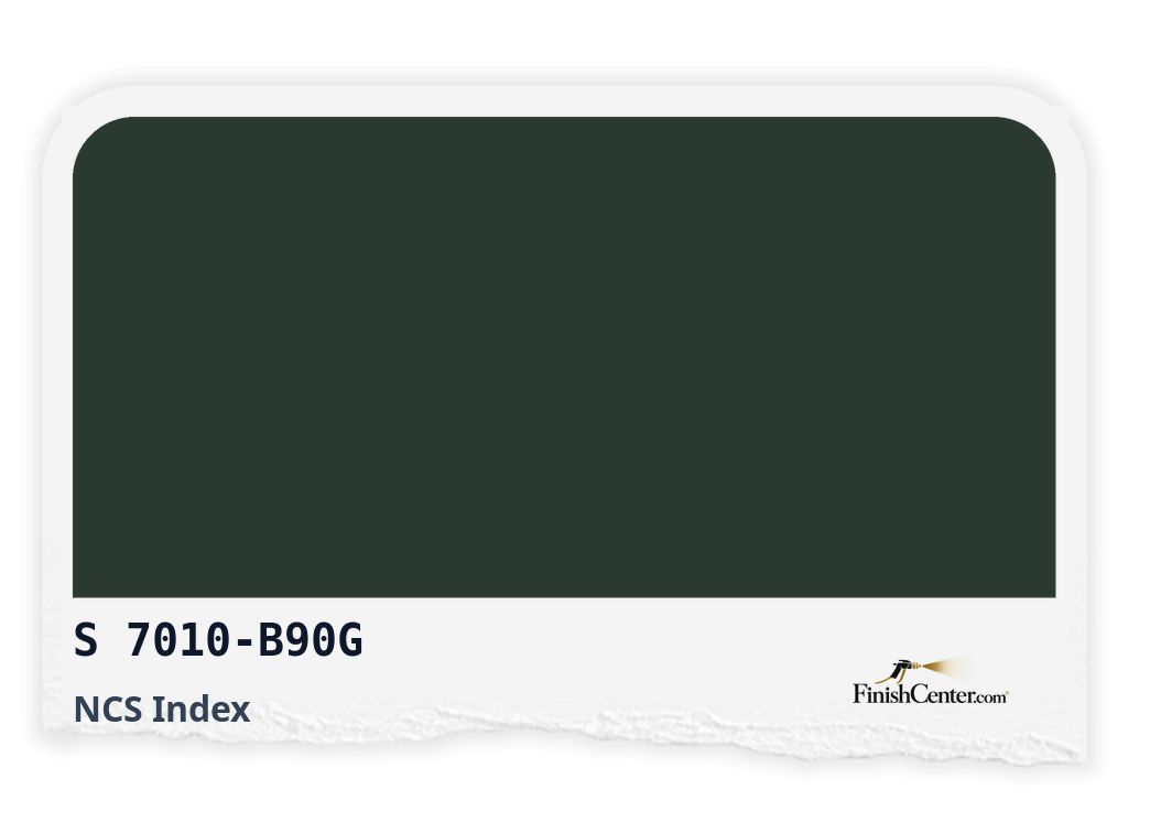 Зразок кольору NCS S 7010-B90G — Finish Center