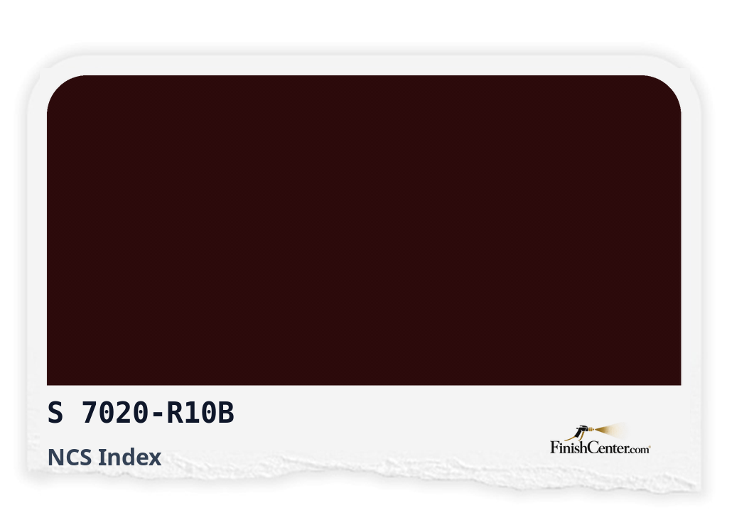 Зразок кольору NCS S 7020-R10B — Finish Center