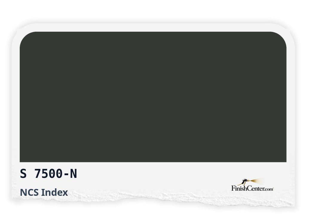 Зразок кольору NCS S 7500-N — Finish Center