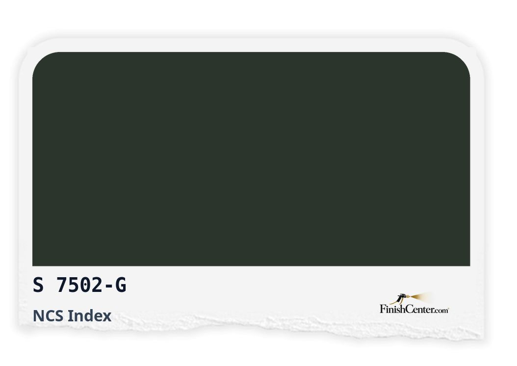 Зразок кольору NCS S 7502-G — Finish Center