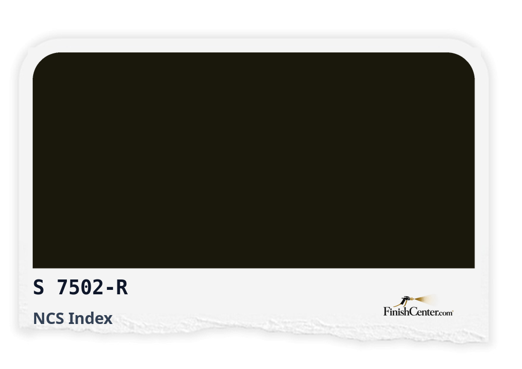 Зразок кольору NCS S 7502-R — Finish Center