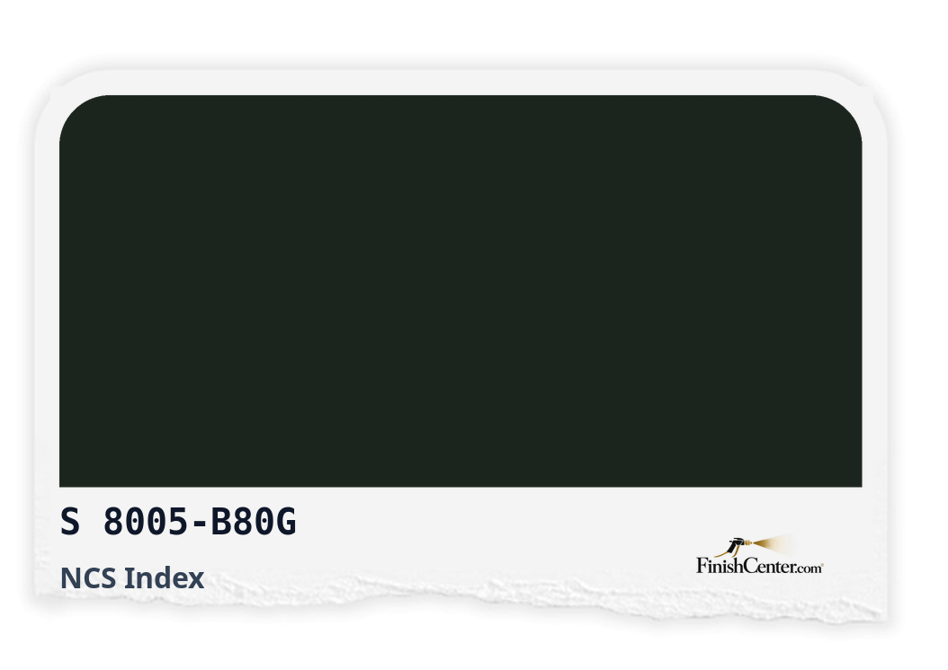Зразок кольору NCS S 8005-B80G — Finish Center