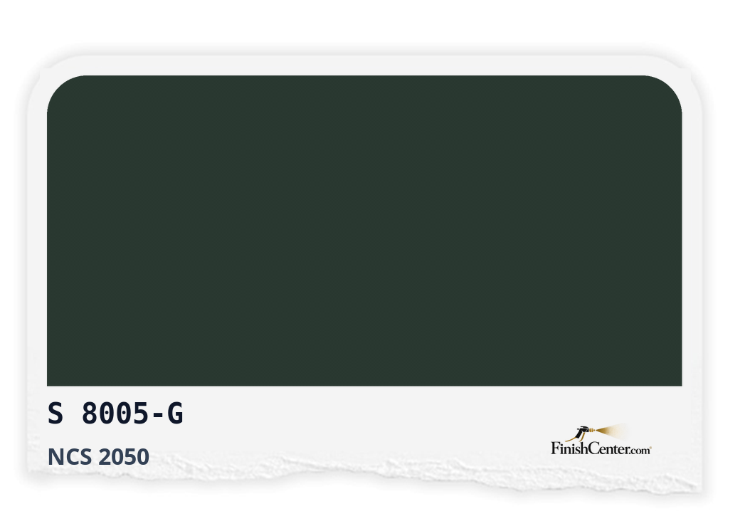 Зразок кольору NCS S 8005-G — Finish Center