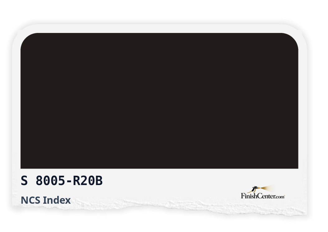 Зразок кольору NCS S 8005-R20B — Finish Center