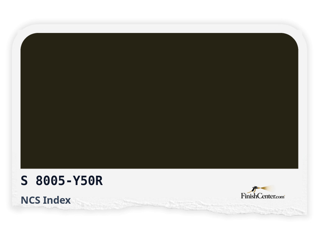 Зразок кольору NCS S 8005-Y50R — Finish Center