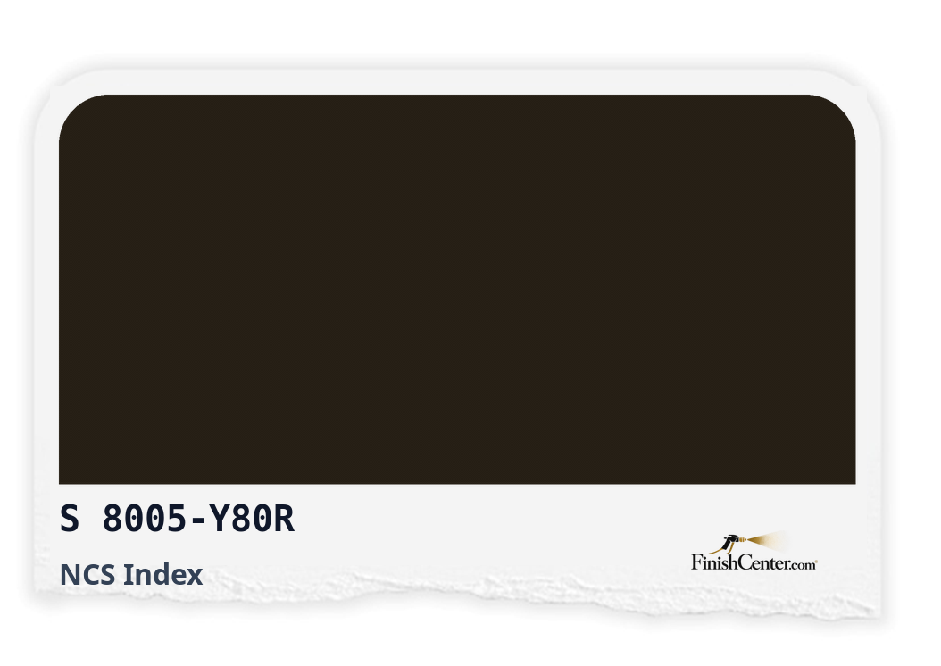 Зразок кольору NCS S 8005-Y80R — Finish Center