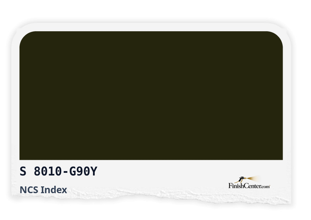 Зразок кольору NCS S 8010-G90Y — Finish Center