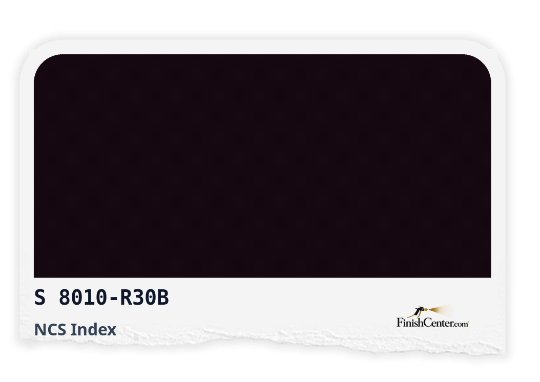 Зразок кольору NCS S 8010-R30B — Finish Center