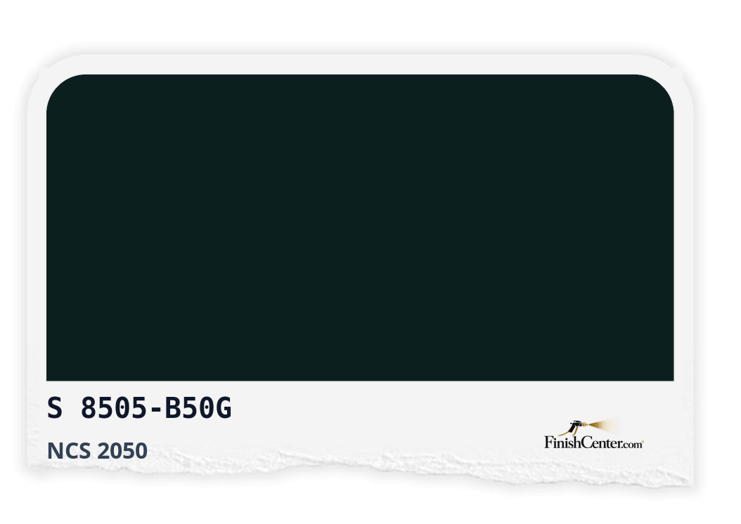 Зразок кольору NCS S 8505-B50G — Finish Center