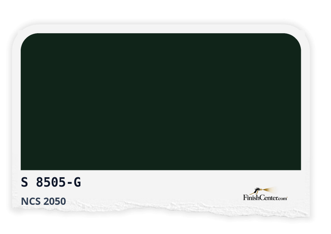 Зразок кольору NCS S 8505-G — Finish Center