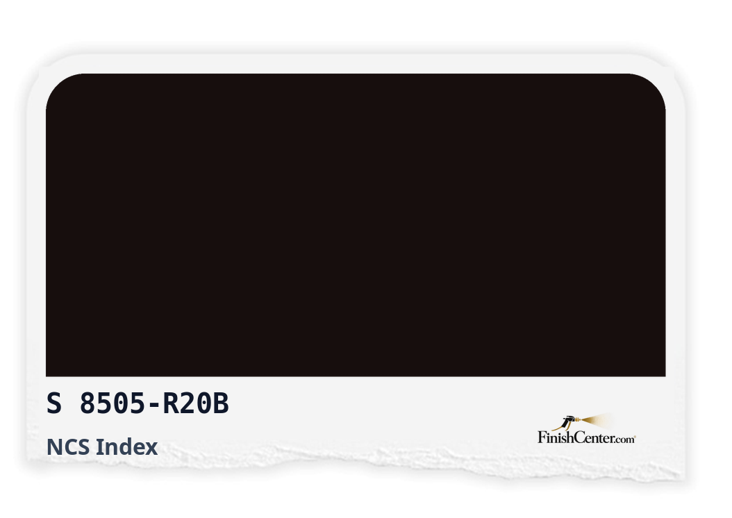 Зразок кольору NCS S 8505-R20B — Finish Center