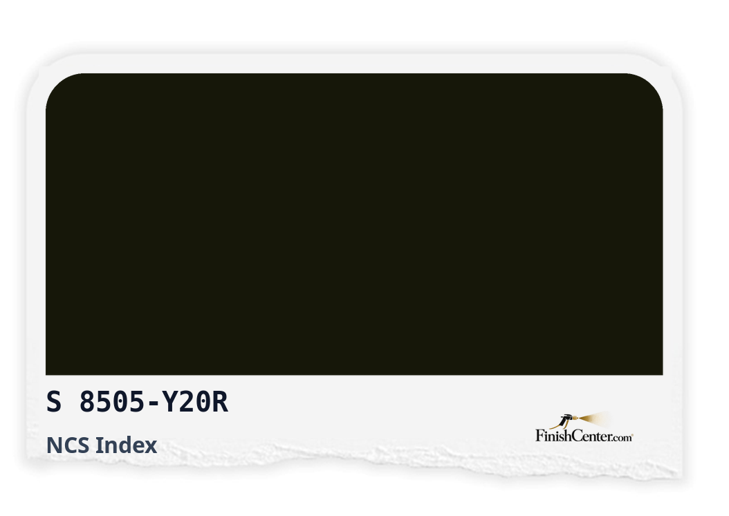 Зразок кольору NCS S 8505-Y20R — Finish Center