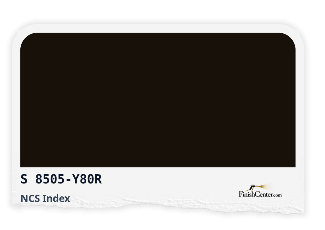 Зразок кольору NCS S 8505-Y80R — Finish Center