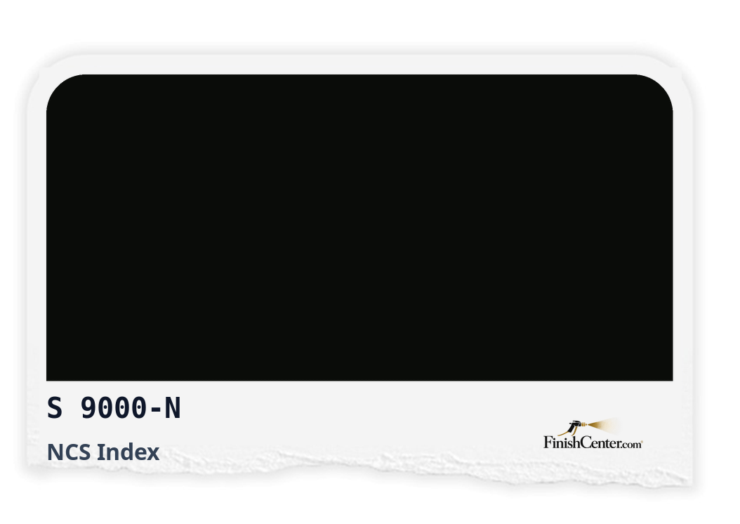 Зразок кольору NCS S 9000-N — Finish Center