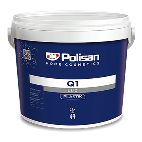 Матова акрилова фарба Polisan Q1 Lux Plastik 15 л